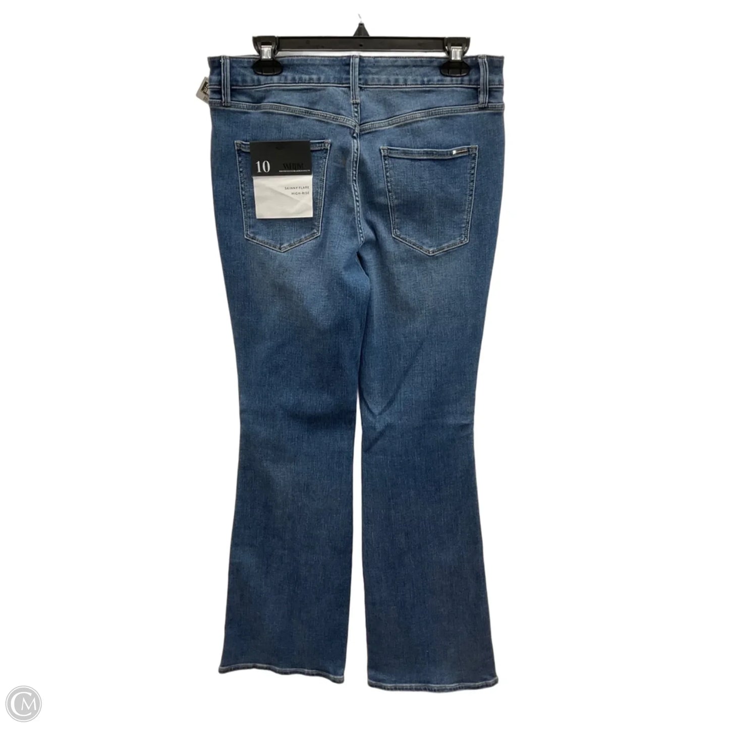 Jeans Flared By White House Black Market In Blue Denim, Size: 10