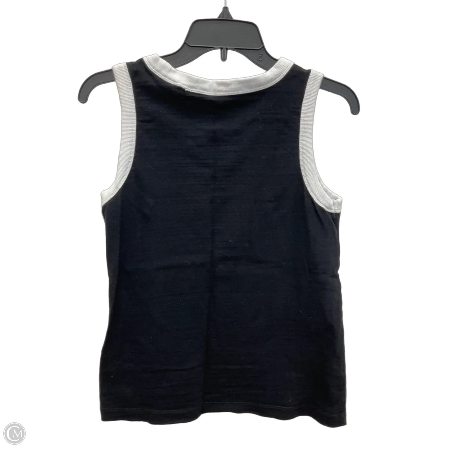Top Sleeveless Basic By Loft In Black & White, Size: S