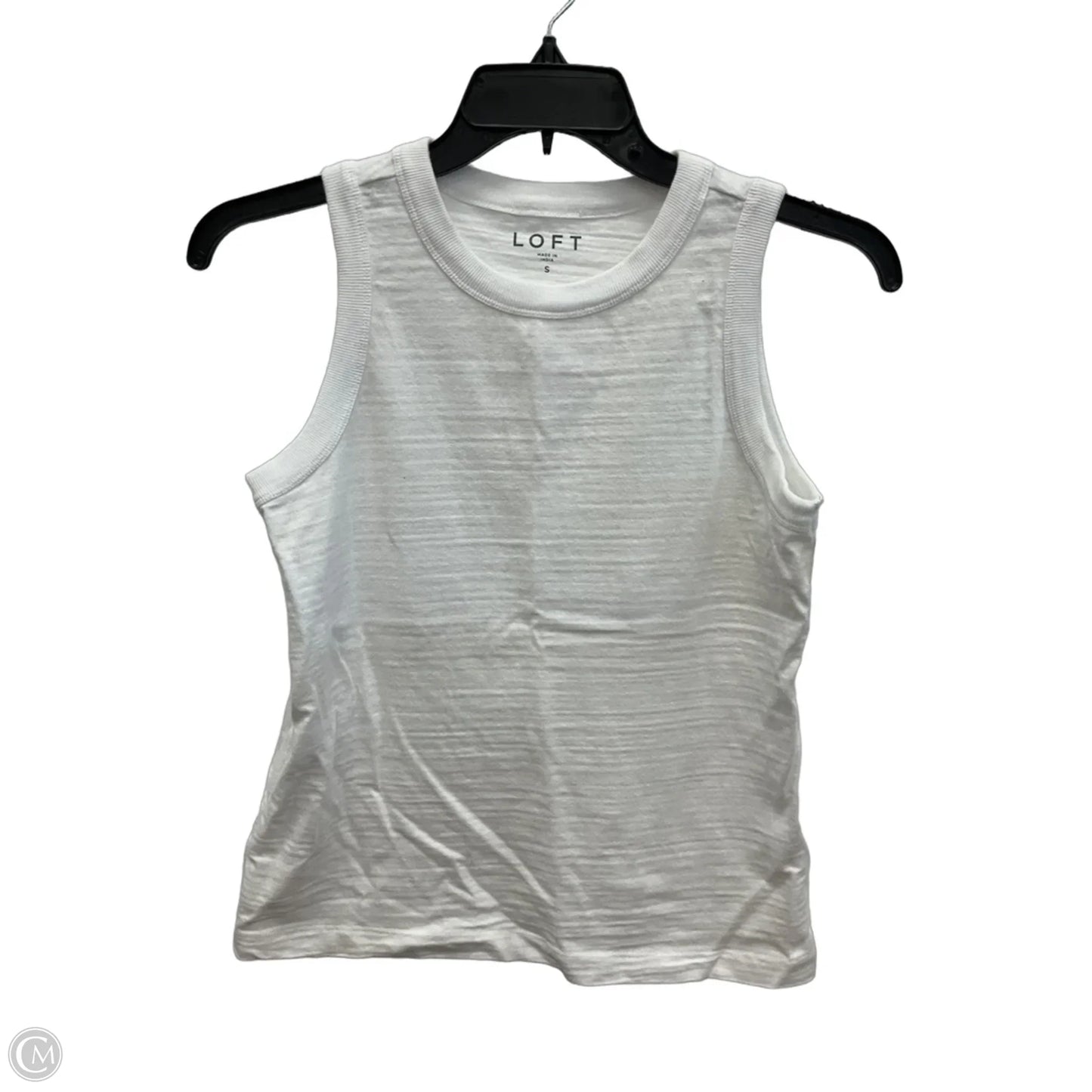 Top Sleeveless Basic By Loft In White, Size: S