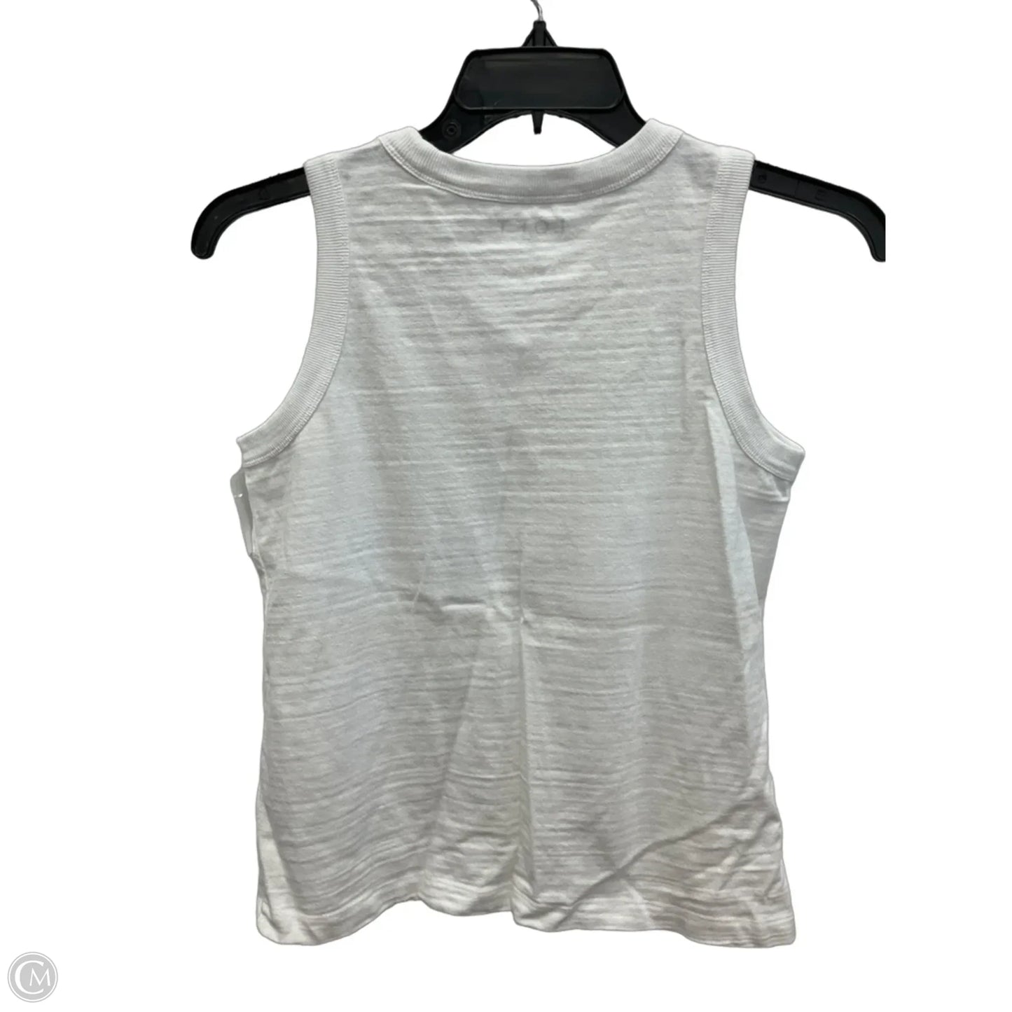 Top Sleeveless Basic By Loft In White, Size: S