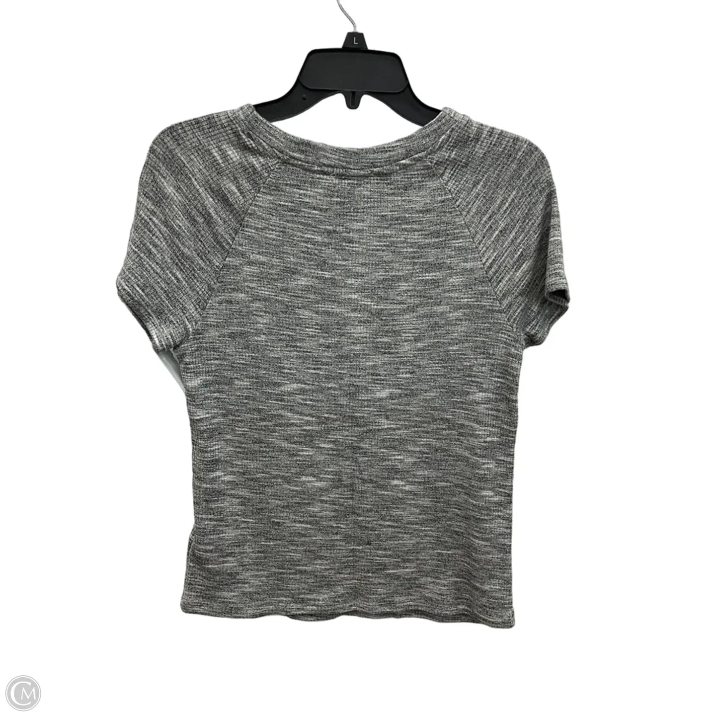 Top Short Sleeve By Evereve In Grey, Size: M
