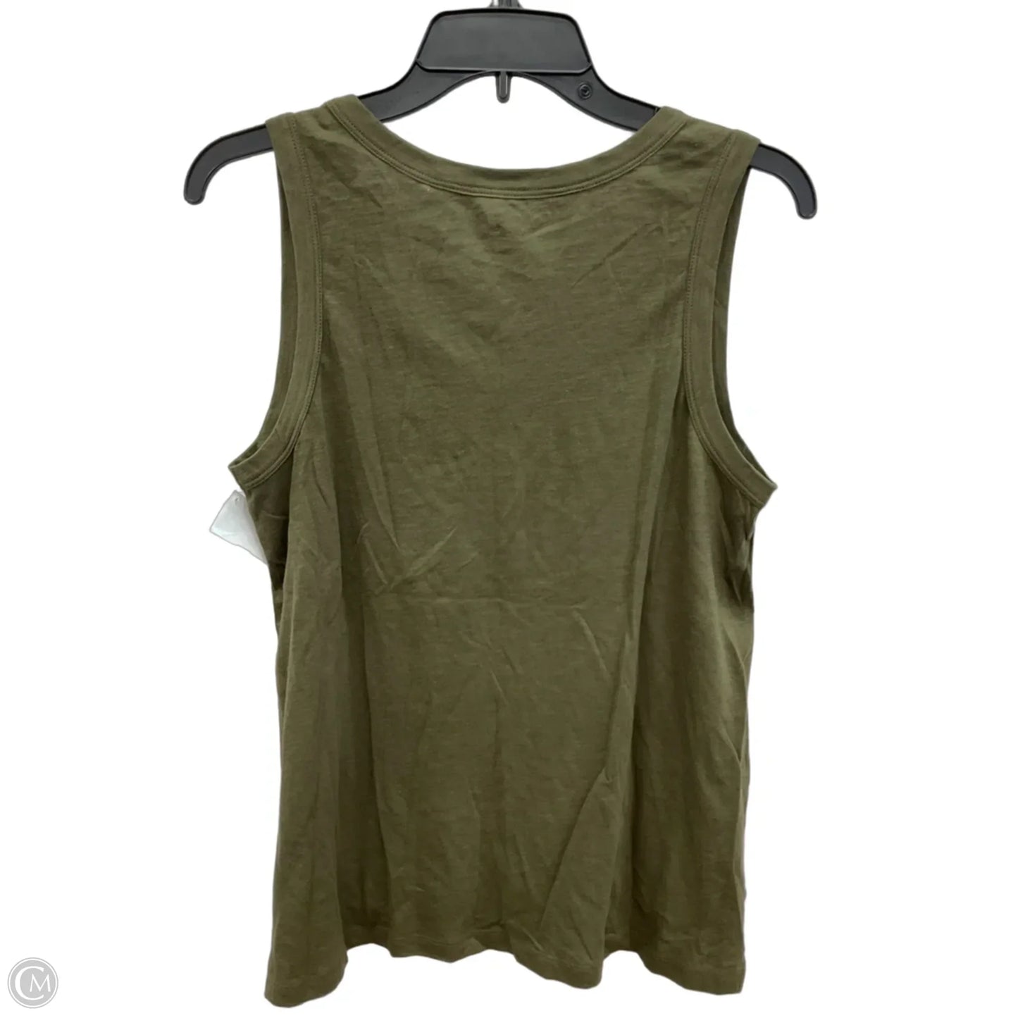 Top Sleeveless Basic By Loft In Green, Size: M