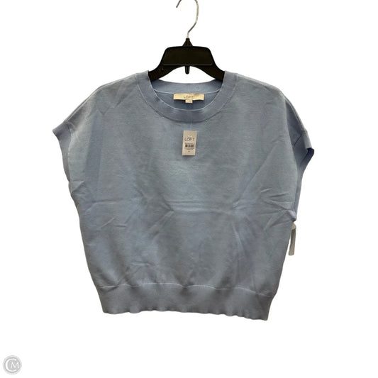 Top Short Sleeve Basic By Loft In Blue, Size: M