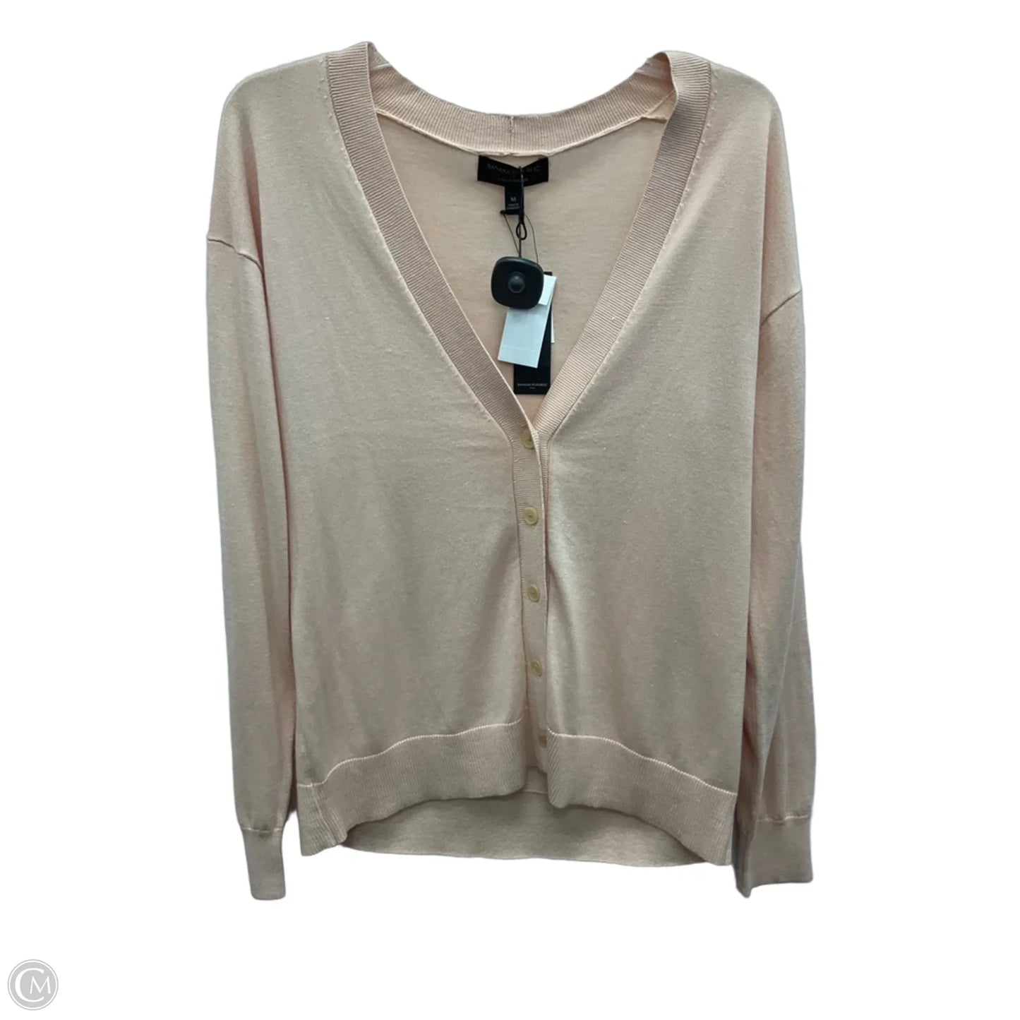 Cardigan By Banana Republic In Peach, Size: M
