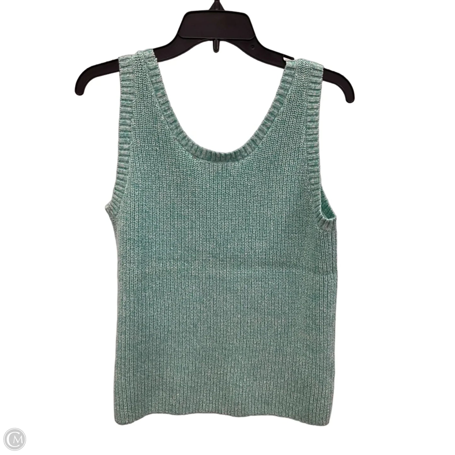 Top Sleeveless By Loft In Blue, Size: L