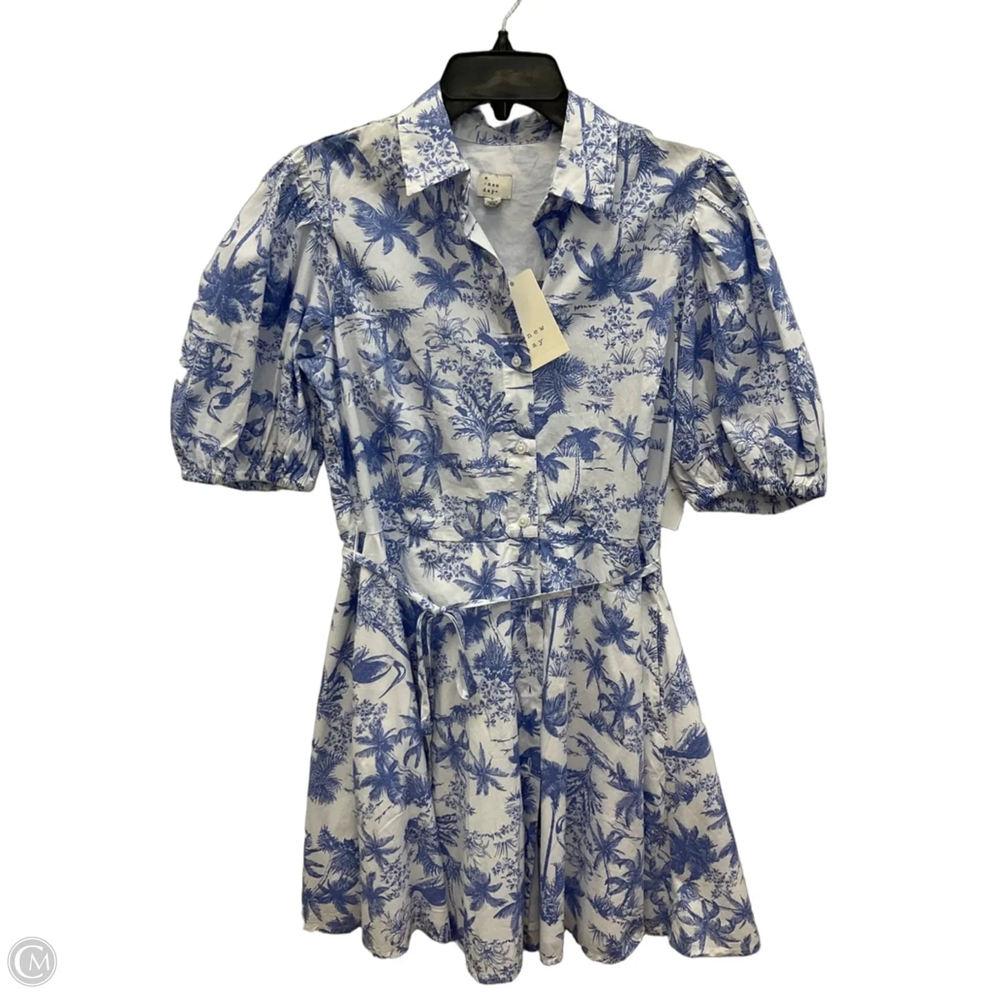 Dress Casual Short By A New Day In Blue & White, Size: S