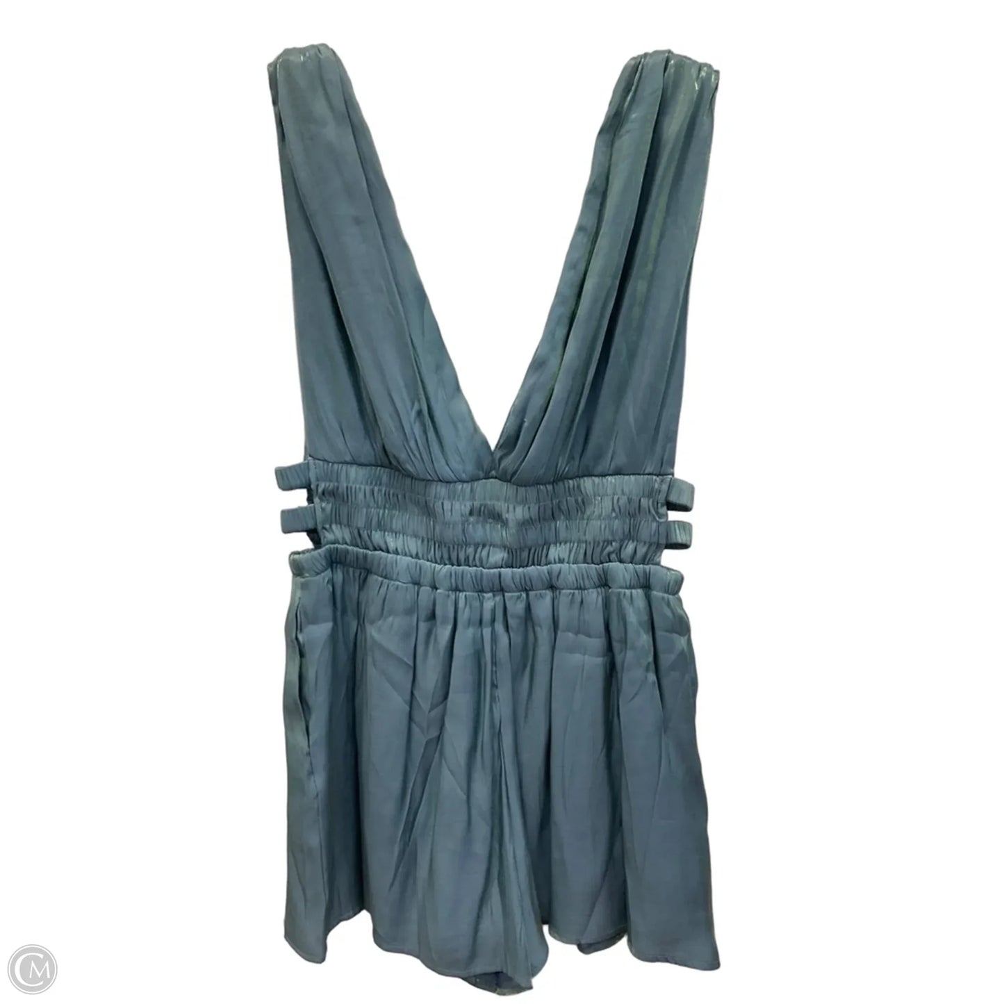 Romper By Clothes Mentor In Blue, Size: Xl