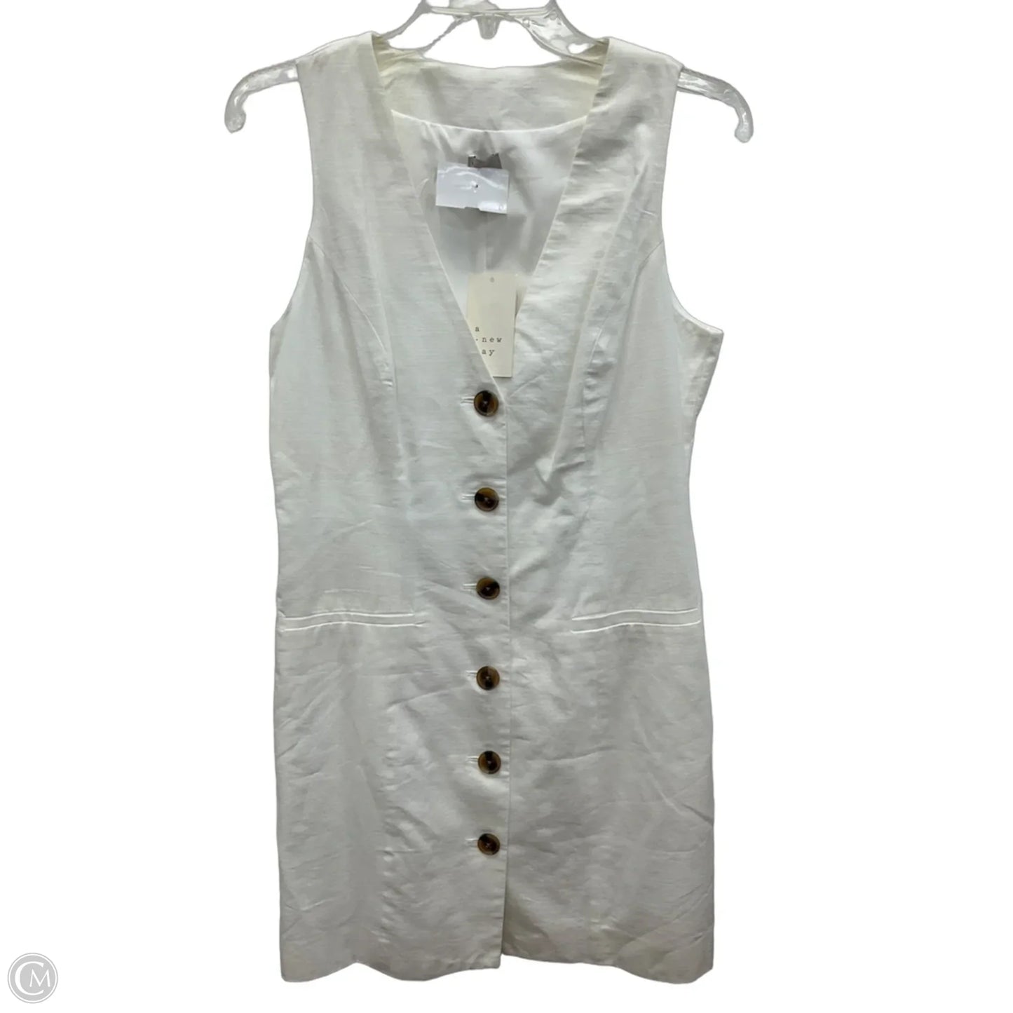 Dress Casual Midi By A New Day In White, Size: S