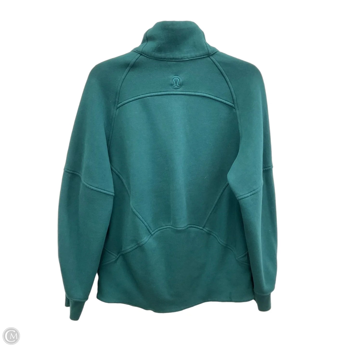 Athletic Sweatshirt Collar By Lululemon In Green, Size: Xs
