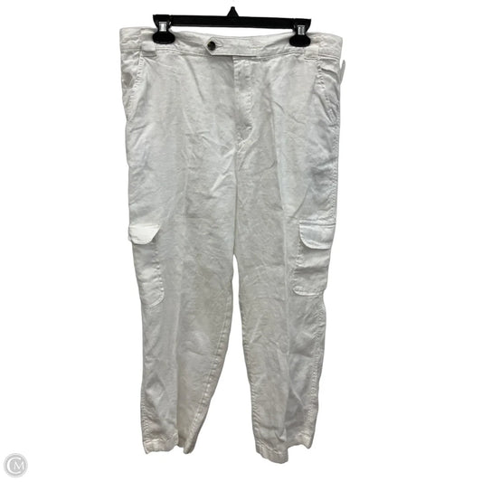 Pants Linen By Rachel Roy In White, Size: Xl