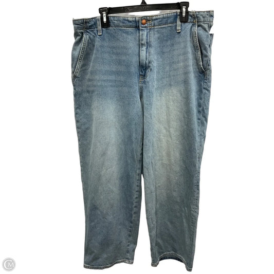 Jeans Straight By Universal Thread In Blue Denim, Size: 16