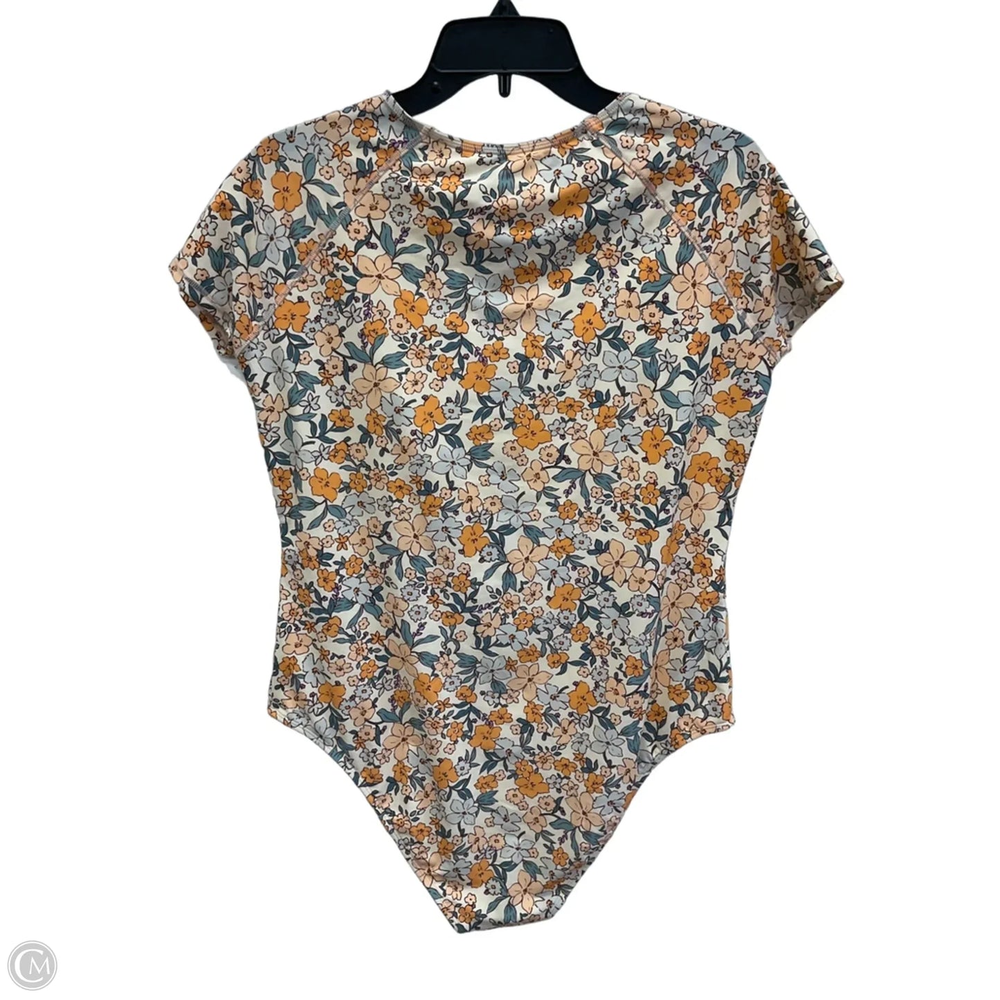 Swimsuit By Cupshe In Green & Orange, Size: Xl