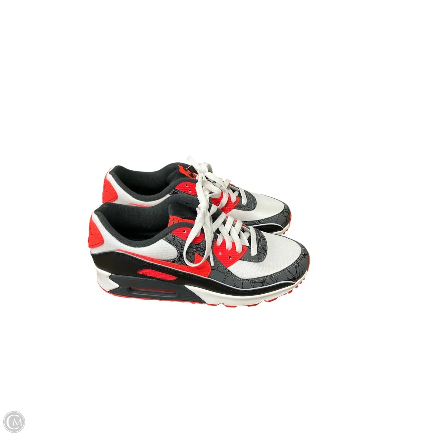 Shoes Athletic By Nike In Grey & Red, Size: 8