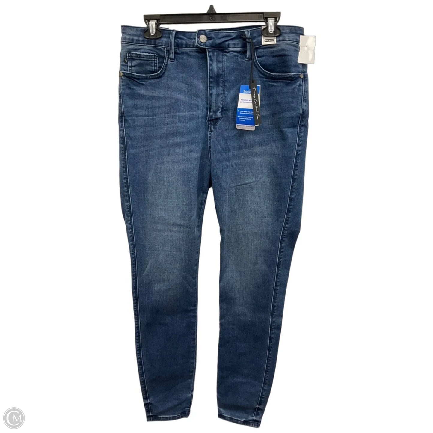 Jeans Skinny By Judy Blue In Blue Denim, Size: 14