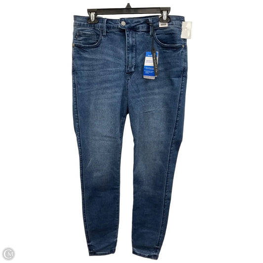 Jeans Skinny By Judy Blue In Blue Denim, Size: 14