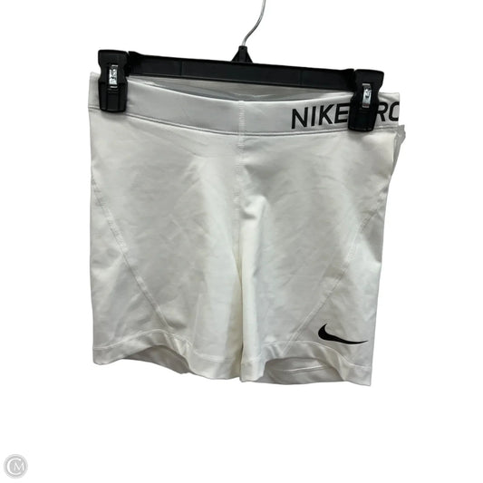 Athletic Shorts By Nike In White, Size: M