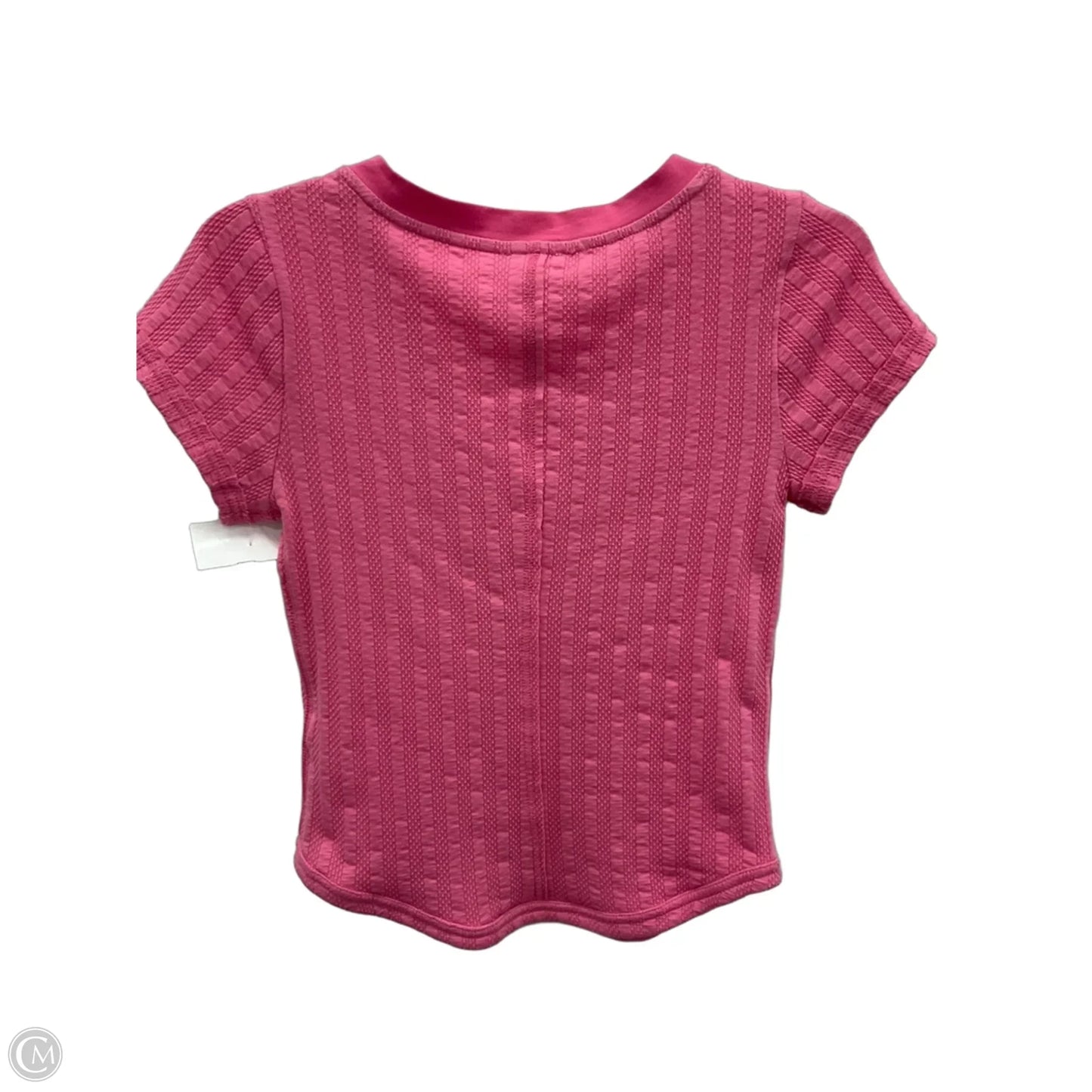 Top Short Sleeve By Pilcro In Pink, Size: S