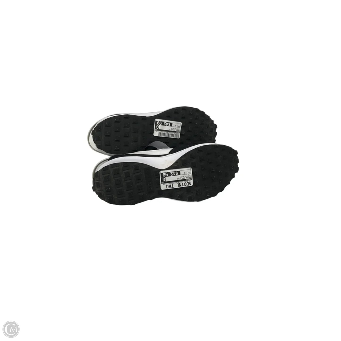 Shoes Athletic By Nike In Black & White, Size: 7.5