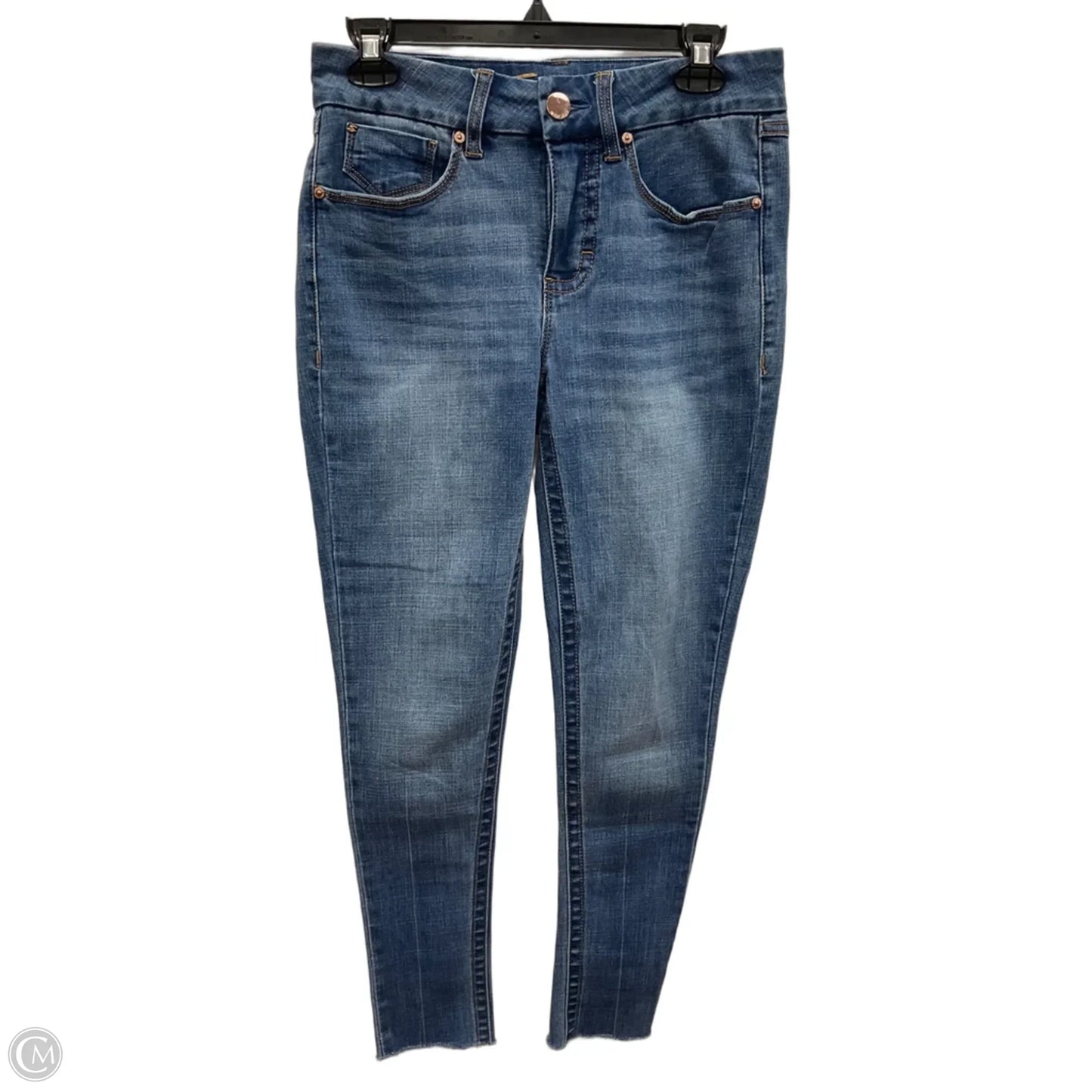 Jeans Skinny By Seven 7 In Blue Denim, Size: 4