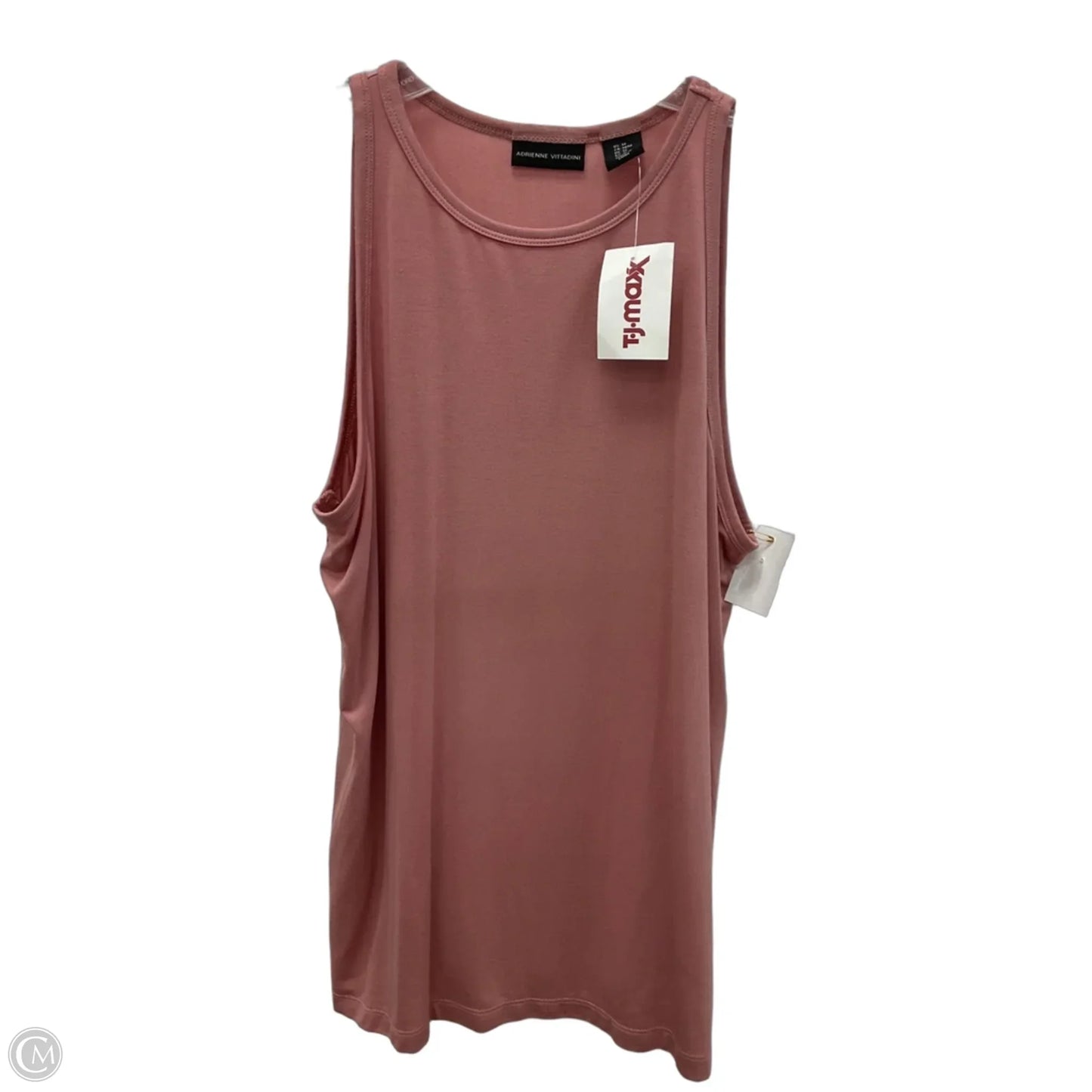 Top Sleeveless Basic By Adrienne Vittadini In Pink, Size: M