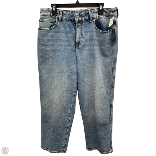 Jeans Wide Leg By Talbots In Blue Denim, Size: 12