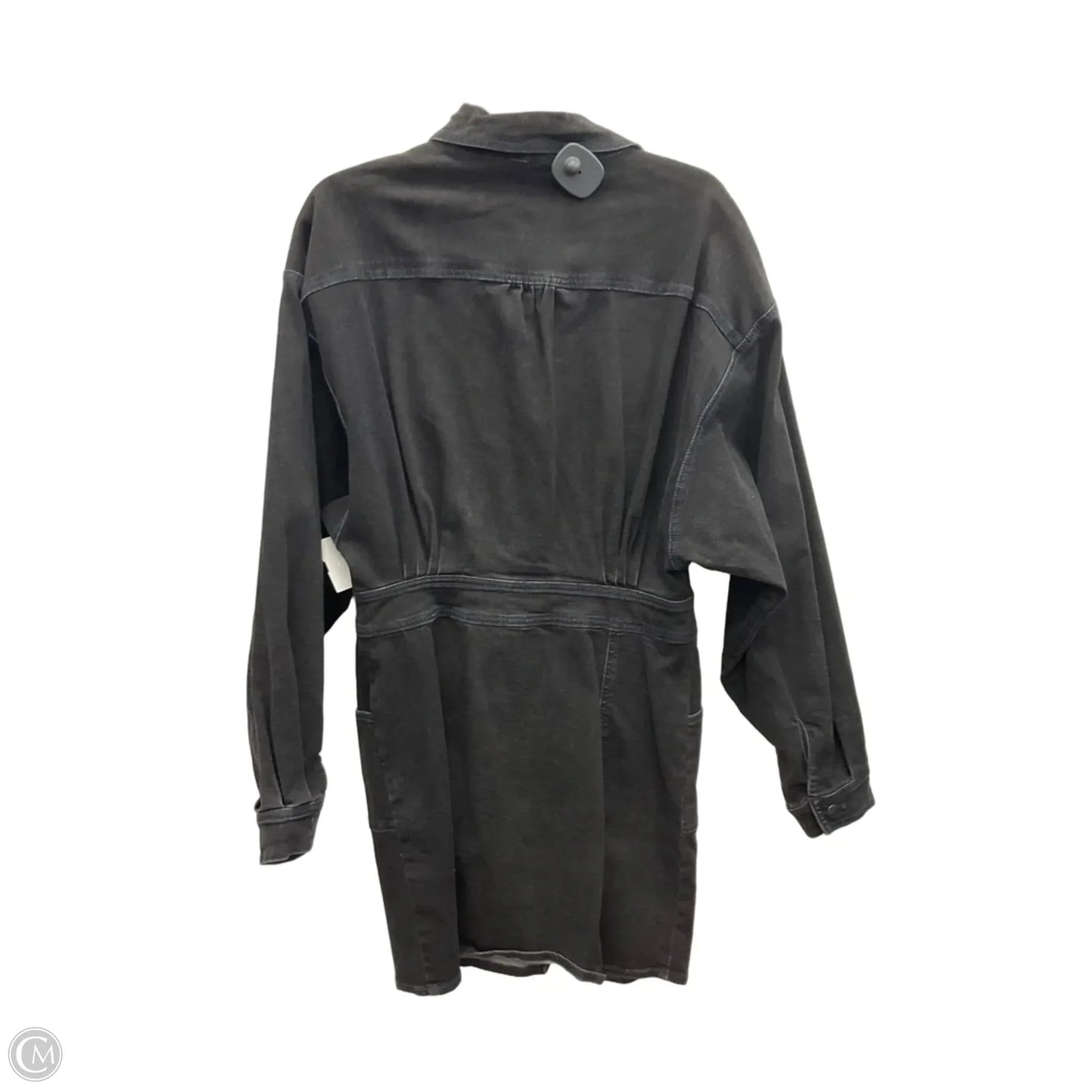 Dress Casual Midi By Free People In Grey Denim, Size: L