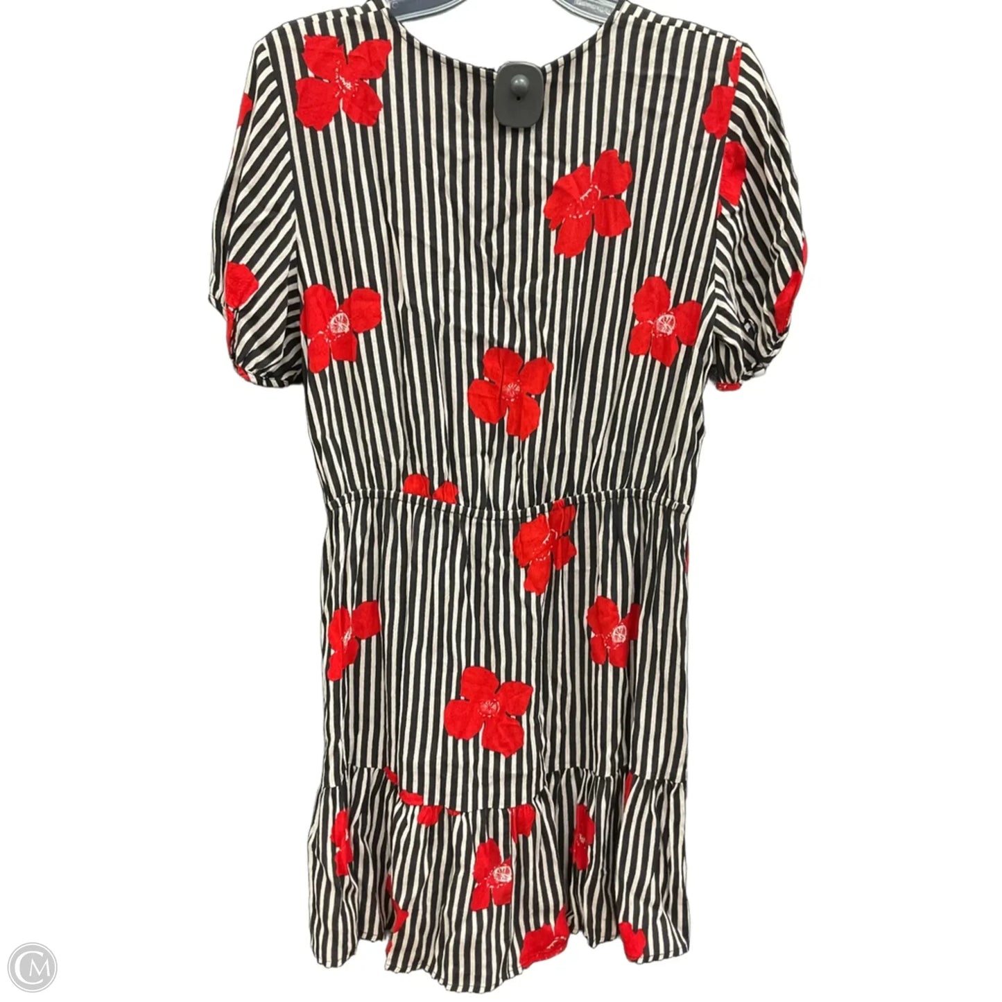Dress Casual Short By Madewell In Black & Red, Size: Xl