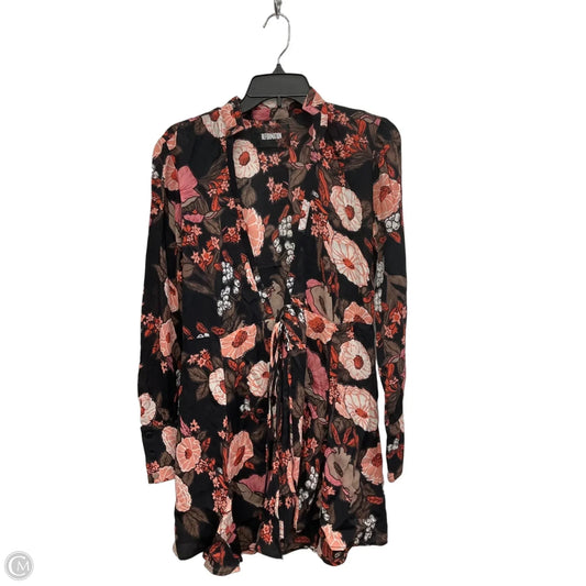 Dress Casual Short By Reformation In Black & Pink, Size: S