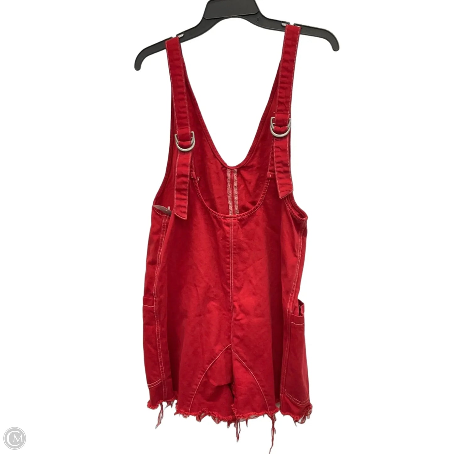 Shortalls By We The Free In Red Denim, Size: S