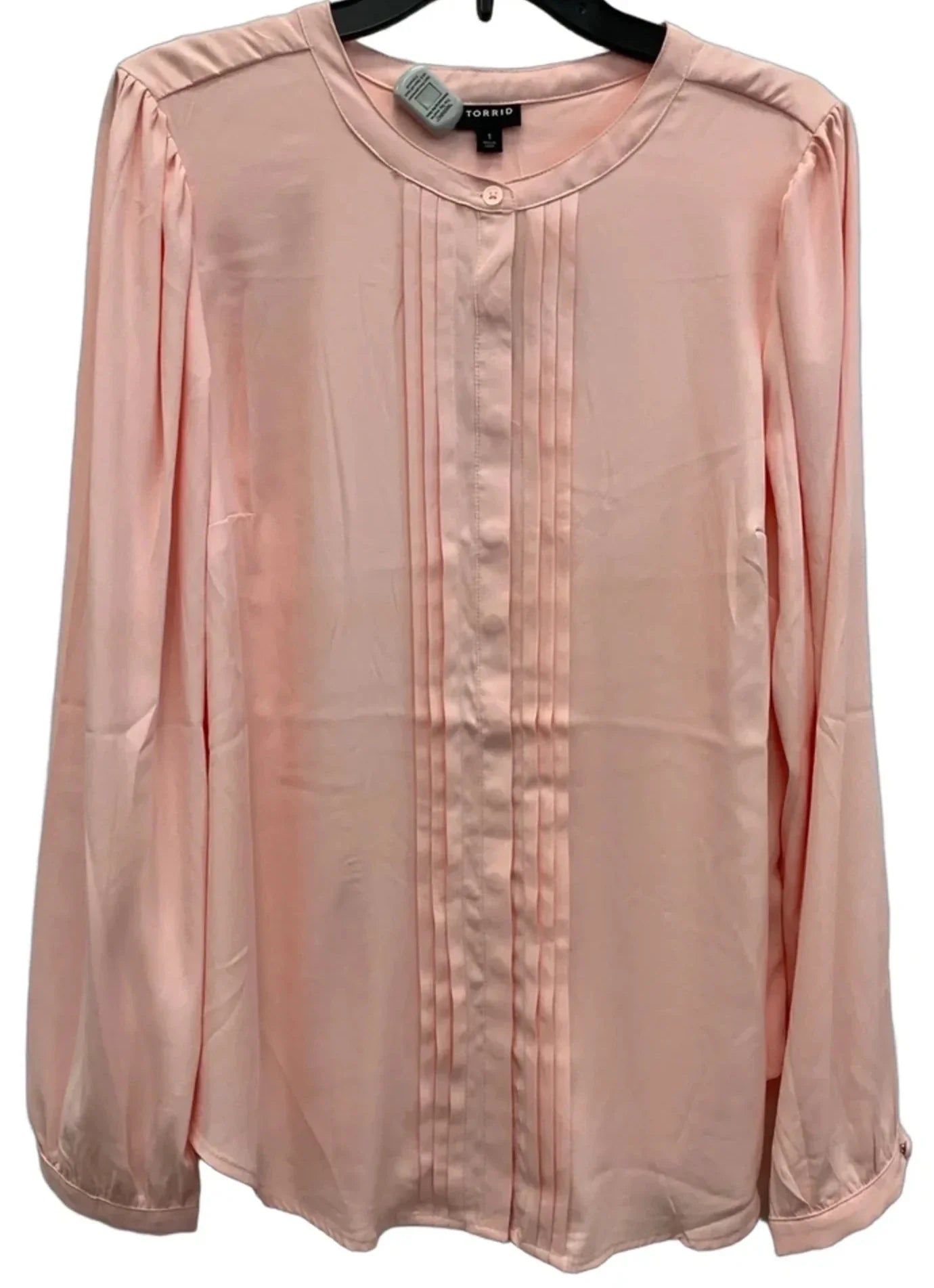 Top Long Sleeve By Torrid In Pink, Size: 1x