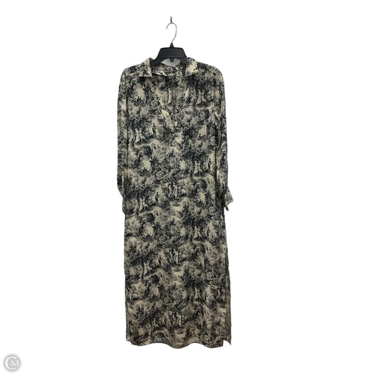 Dress Casual Maxi By J. Crew In Black & Cream, Size: Xs
