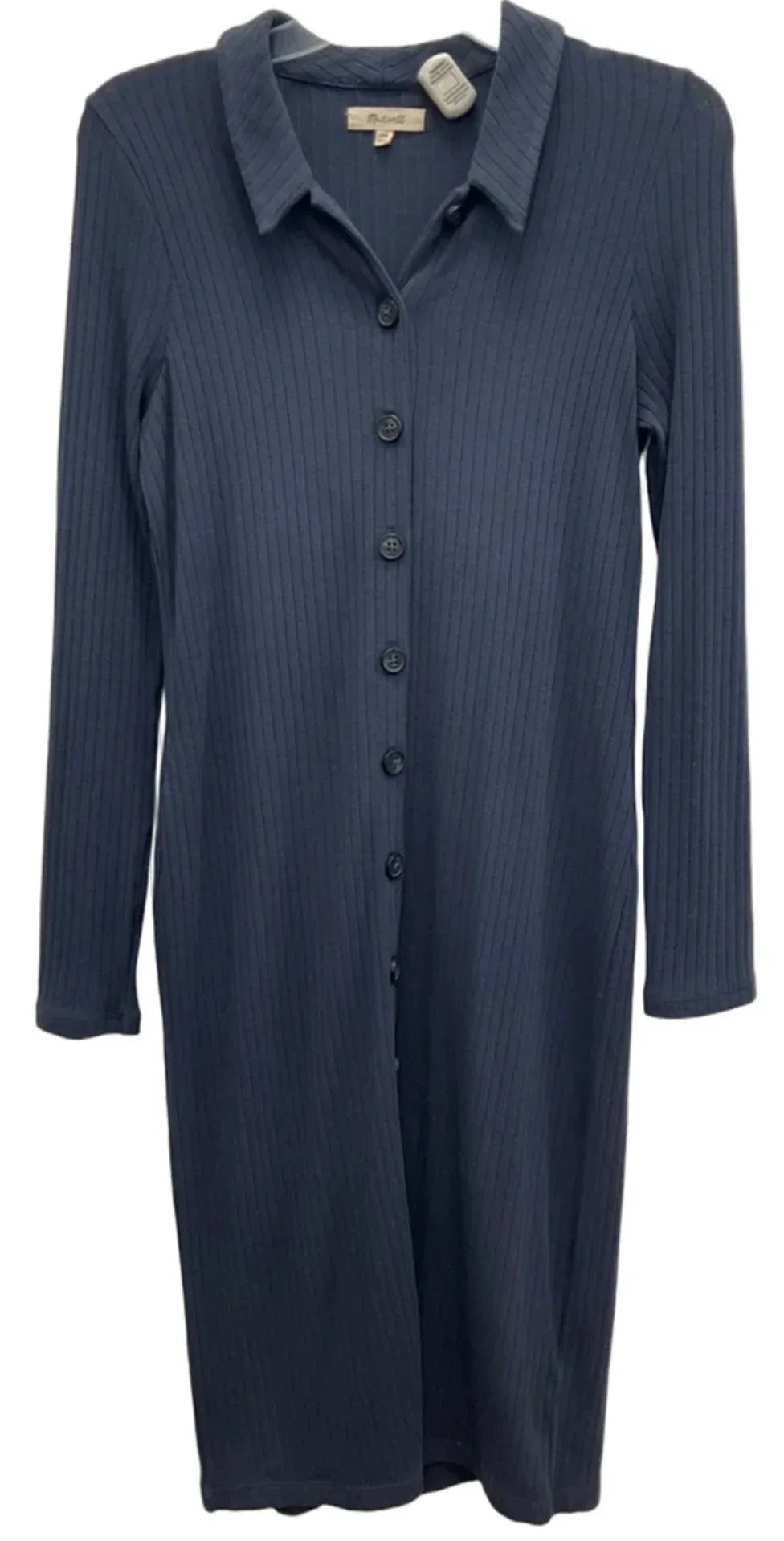 Dress Casual Midi By Madewell In Blue, Size: Mp