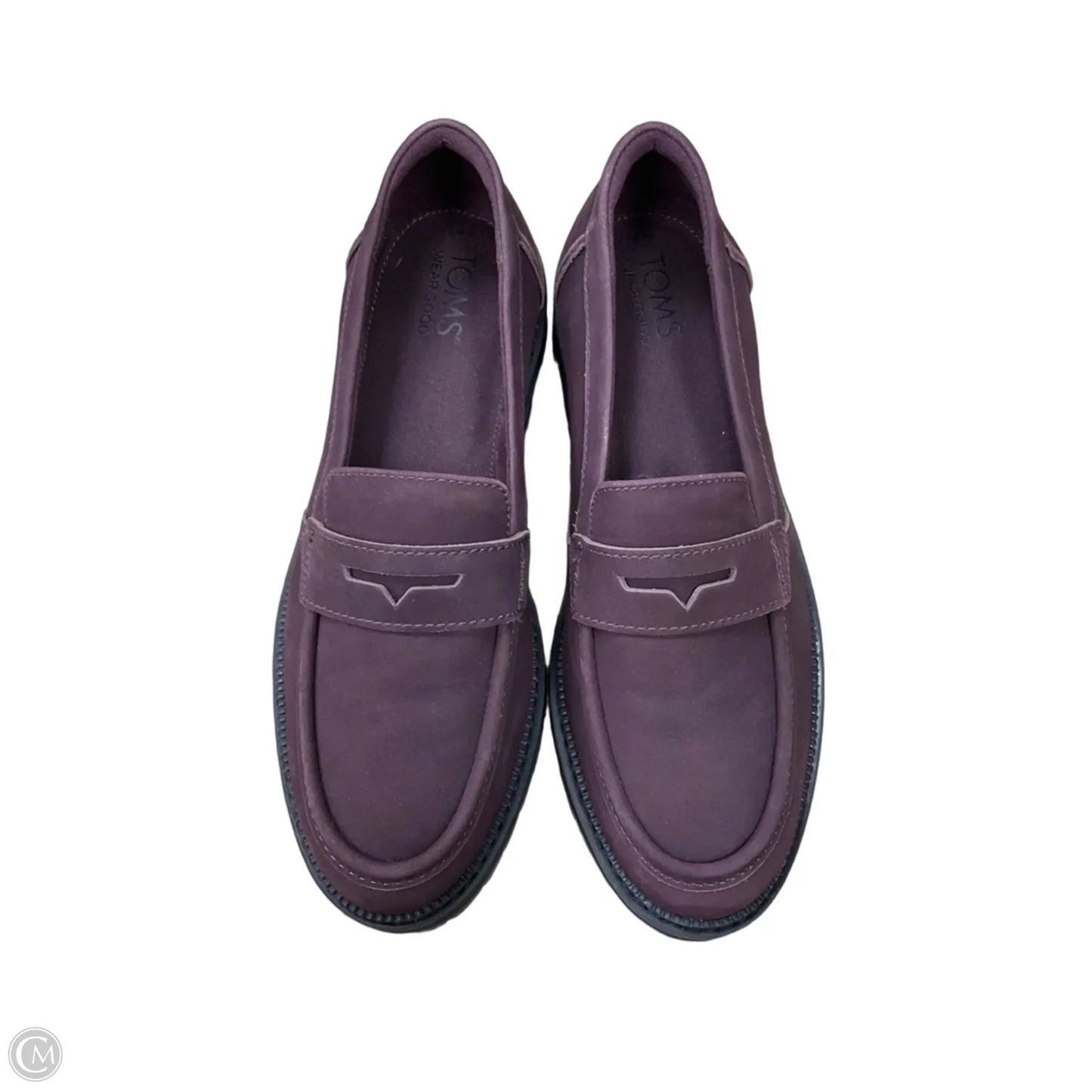 Shoes Flats By Toms In Purple, Size: 7.5