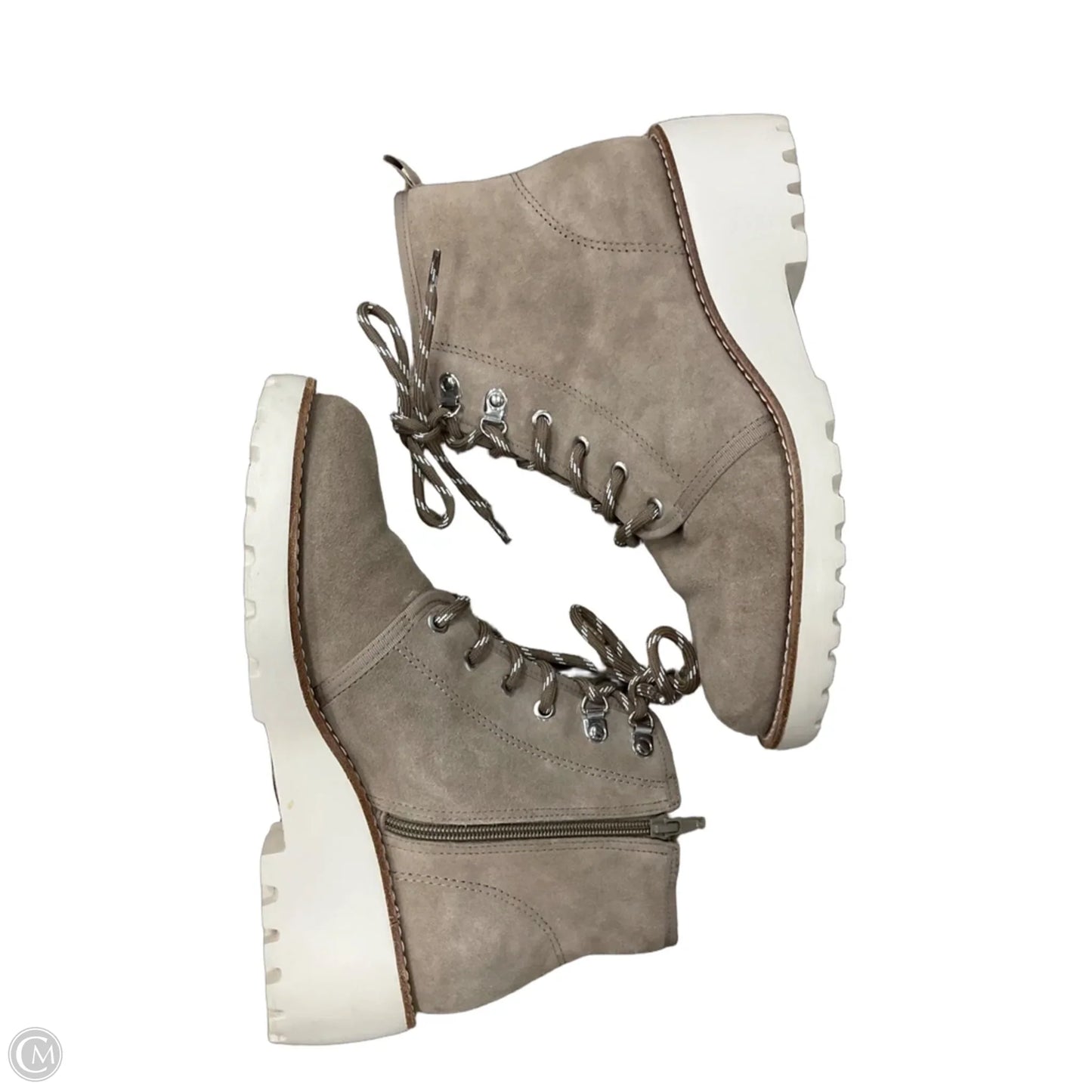 Boots Ankle Flats By Copper Key In Tan, Size: 10