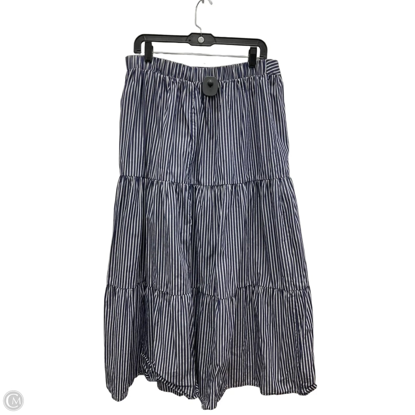 Skirt Maxi By Lane Bryant In Blue & White, Size: 16