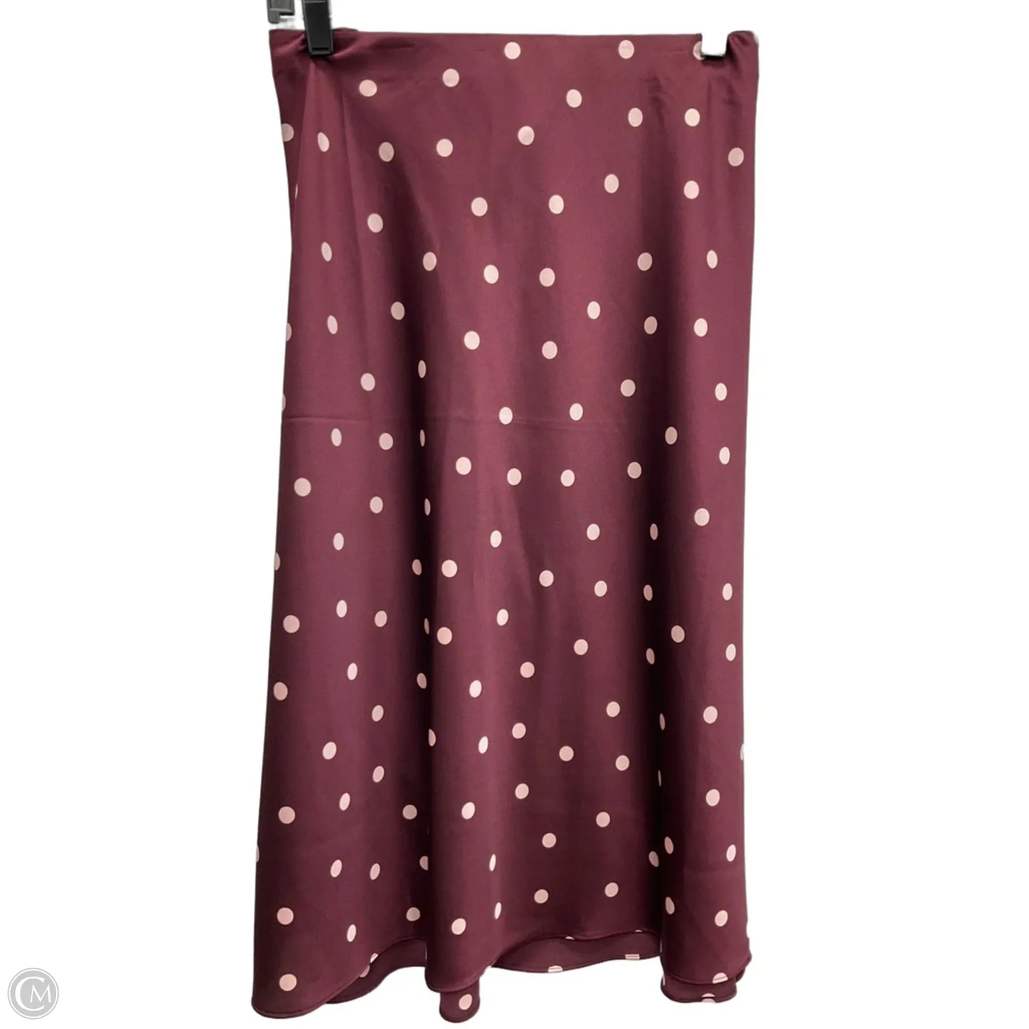 Skirt Midi By Loft In Pink & Purple, Size: 16
