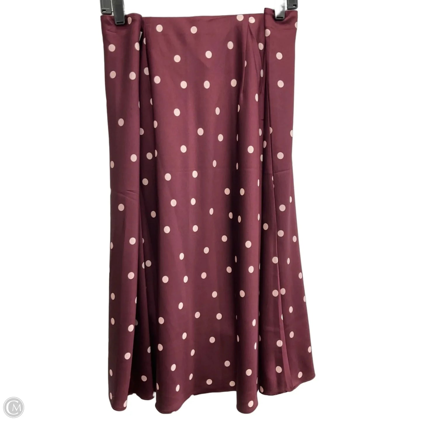 Skirt Midi By Loft In Pink & Purple, Size: 16