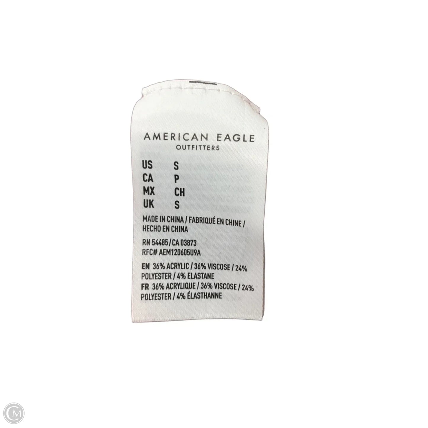 Cardigan By American Eagle In Striped Pattern, Size: S