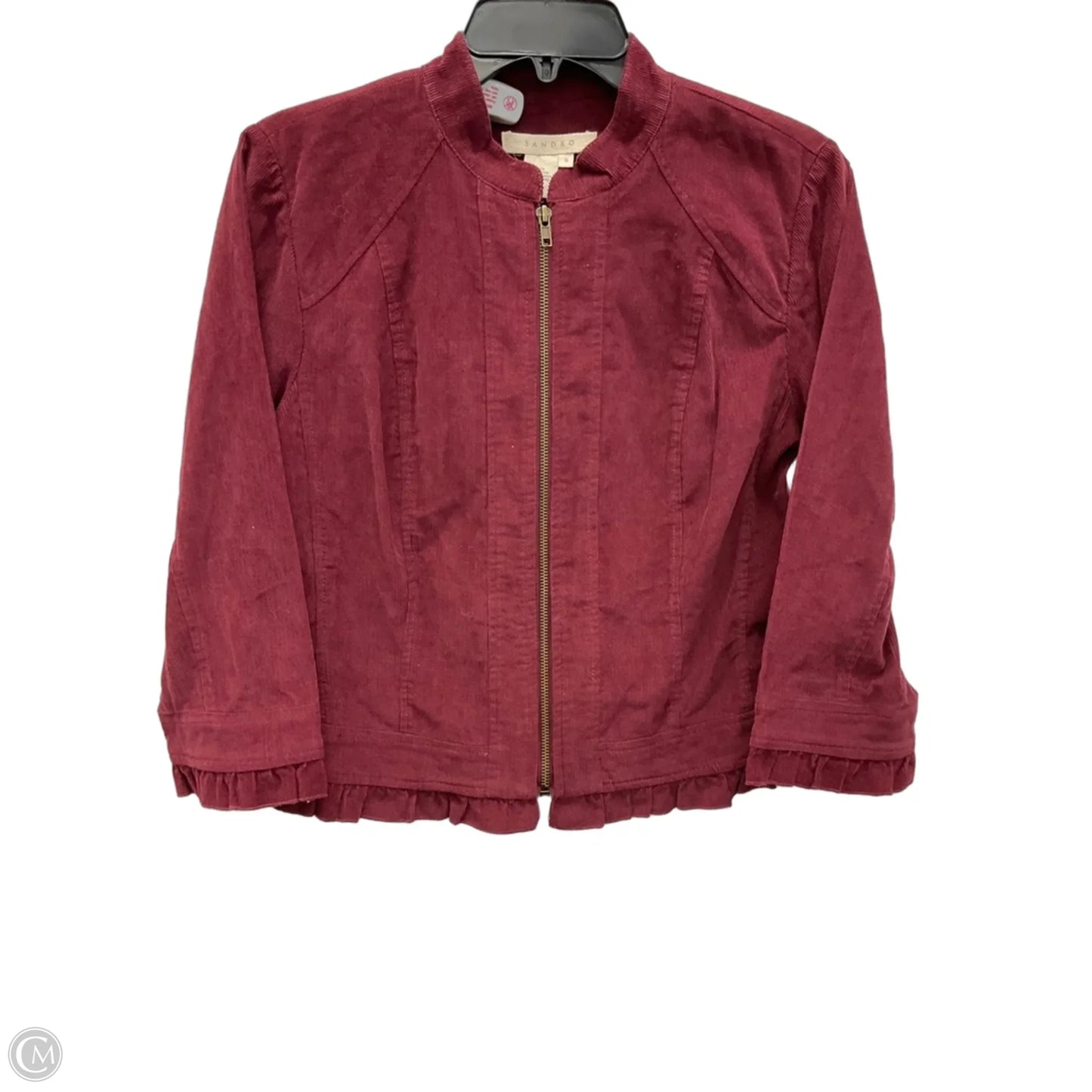 Jacket Designer By Sandro In Red, Size: S