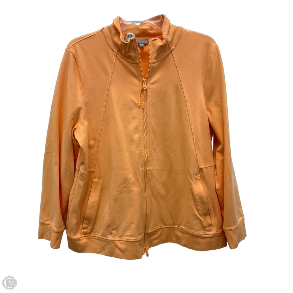 Athletic Jacket By Talbots In Orange, Size: Xlp