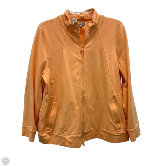 Athletic Jacket By Talbots In Orange, Size: Xlp