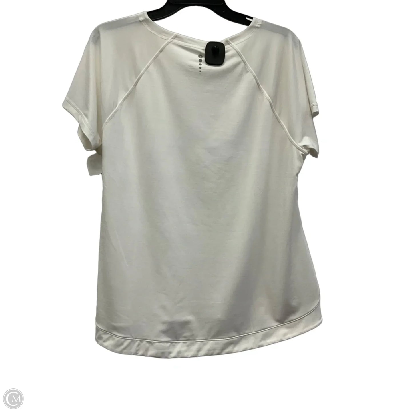 Athletic Top Short Sleeve By Talbots In White, Size: Xlp