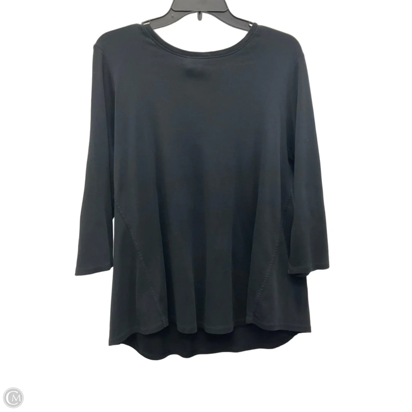 Top Long Sleeve Basic By J. Jill In Black, Size: L