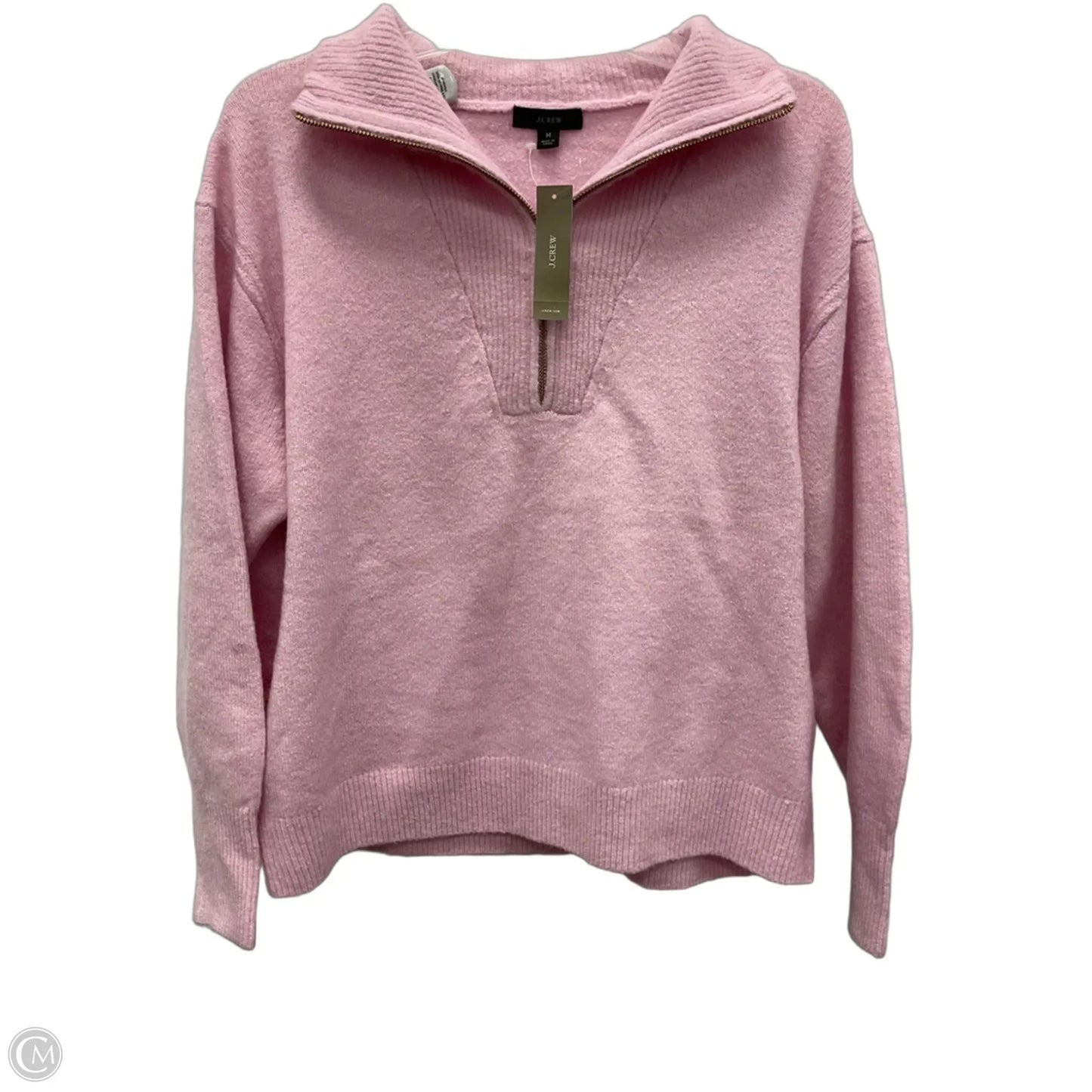 Sweatshirt Collar By J. Crew In Pink, Size: M