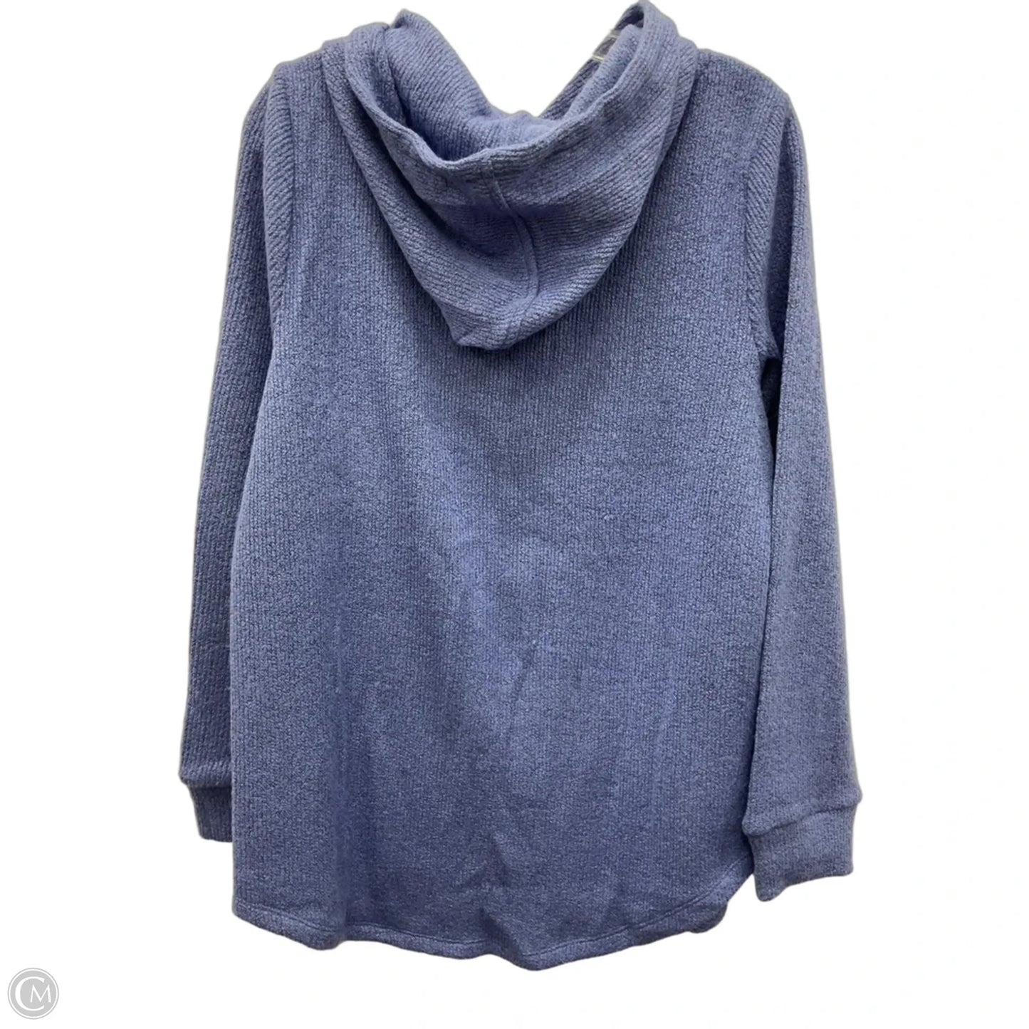 Sweatshirt Hoodie By Loft In Blue, Size: L