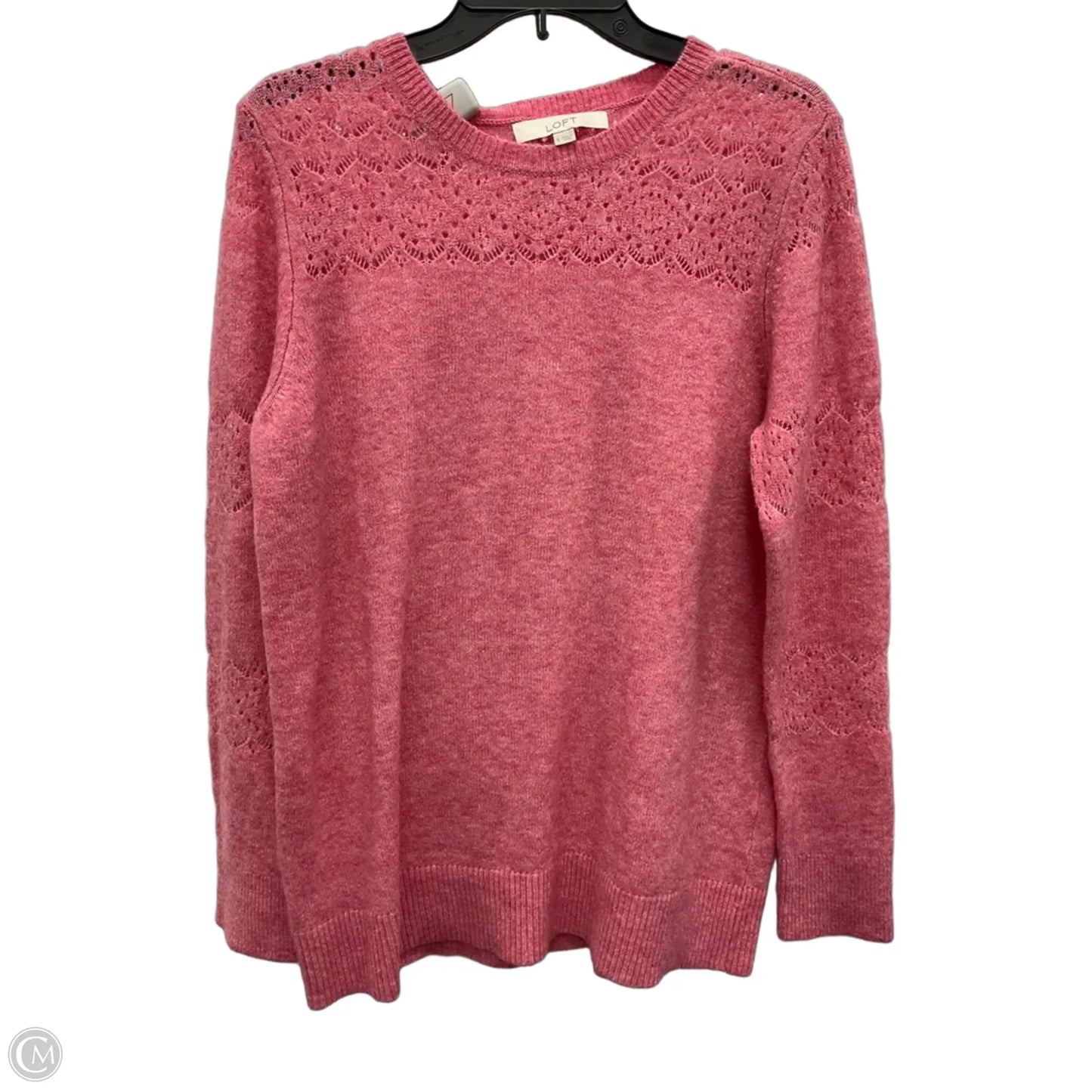 Sweater By Loft In Pink, Size: L