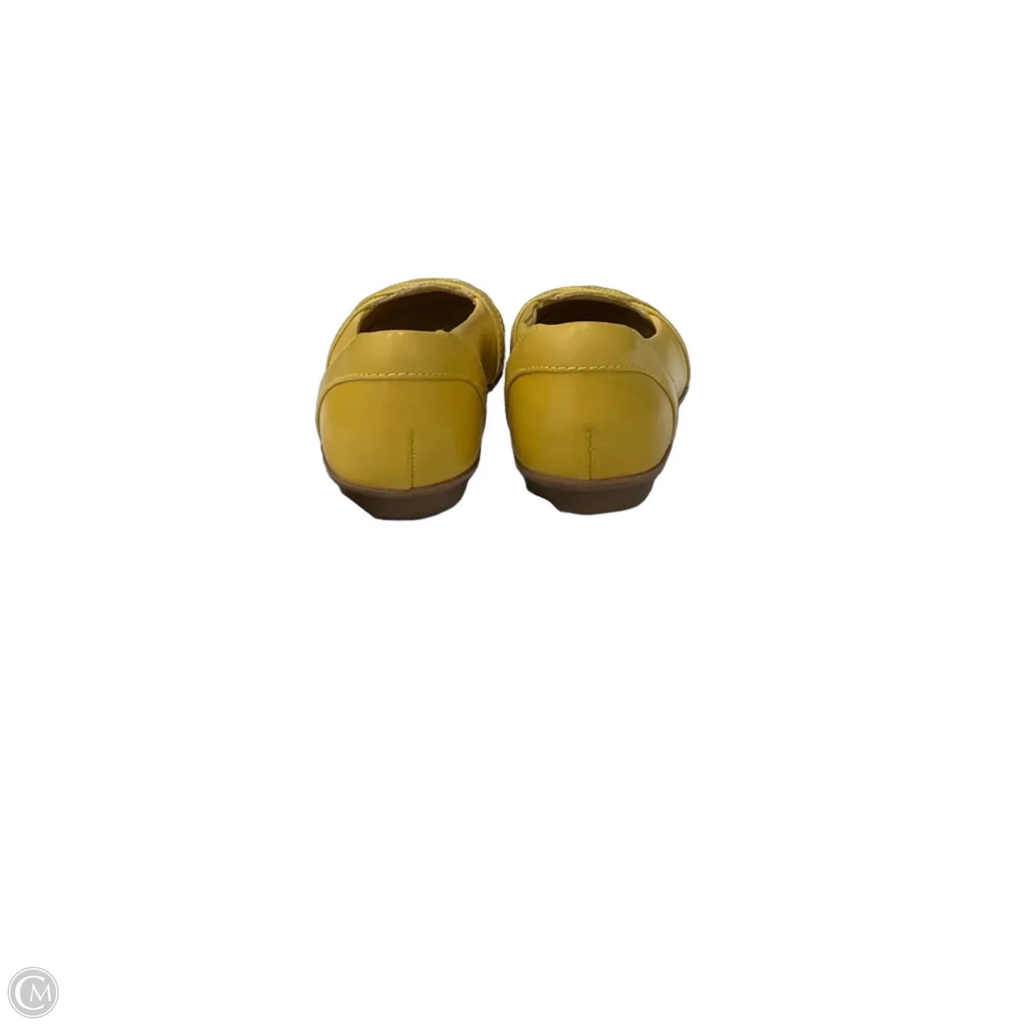 Shoes Flats By Clarks In Yellow, Size: 7