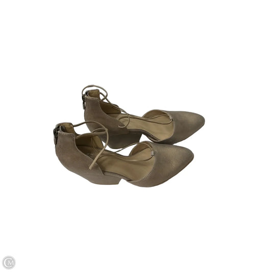 Shoes Heels Block By Eileen Fisher In Gold, Size: 7.5