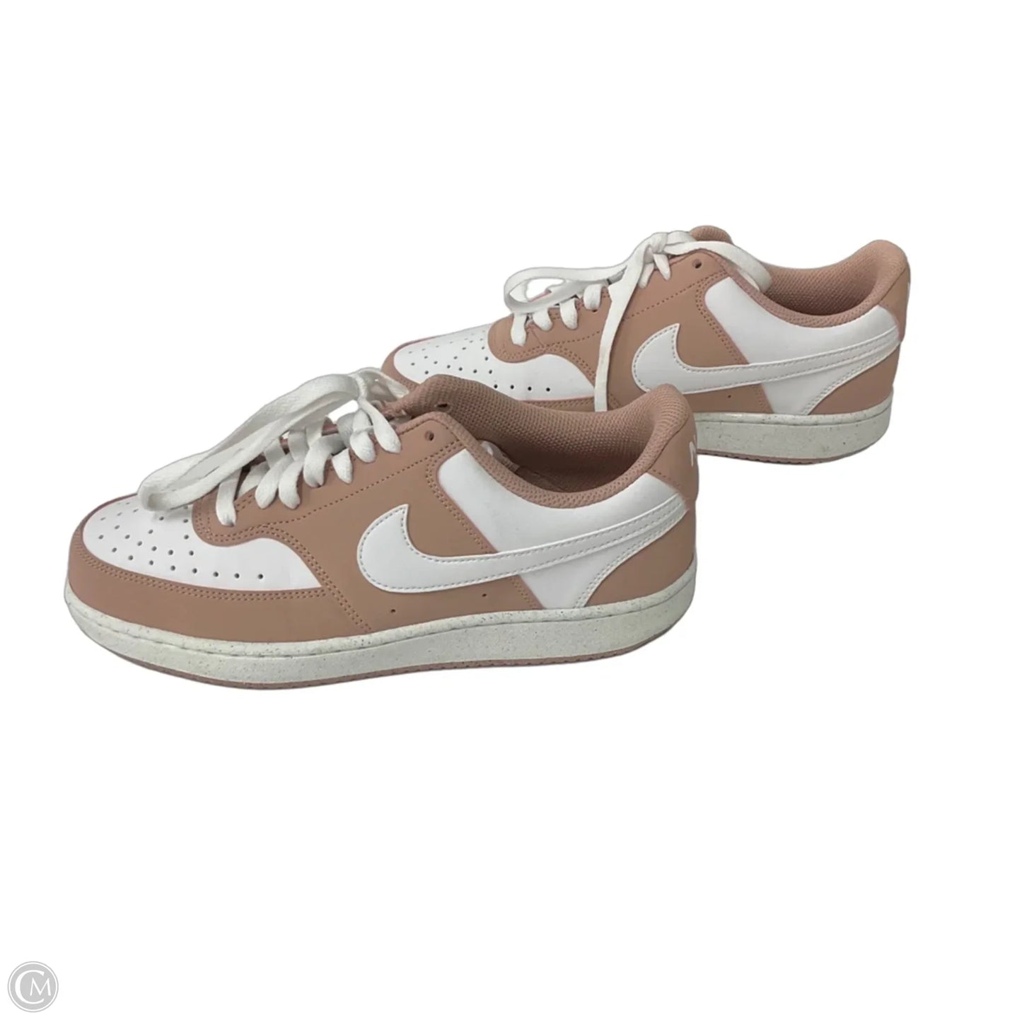 Shoes Sneakers By Nike In Pink & White, Size: 9
