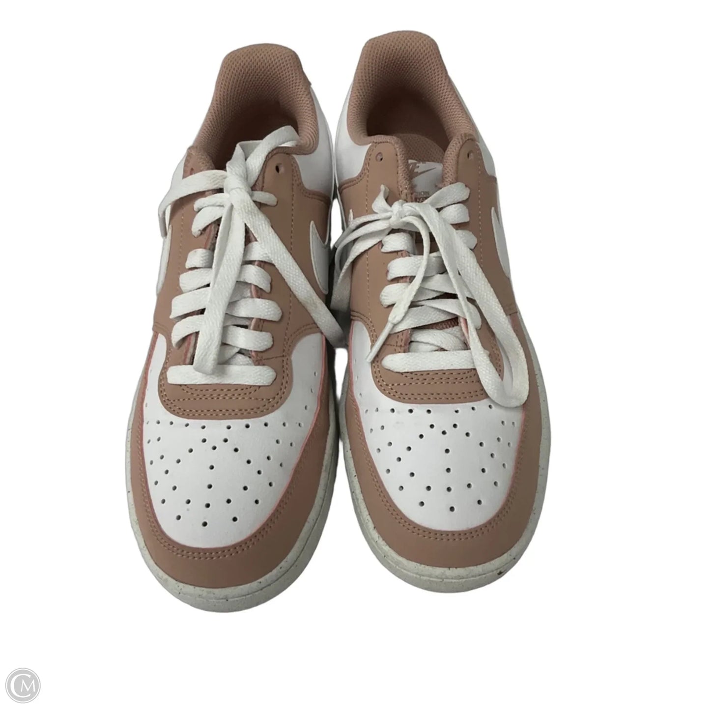 Shoes Sneakers By Nike In Pink & White, Size: 9